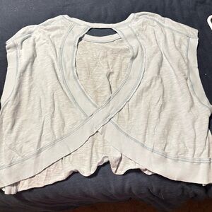 Women's Light baby blue  Sleeveless Top